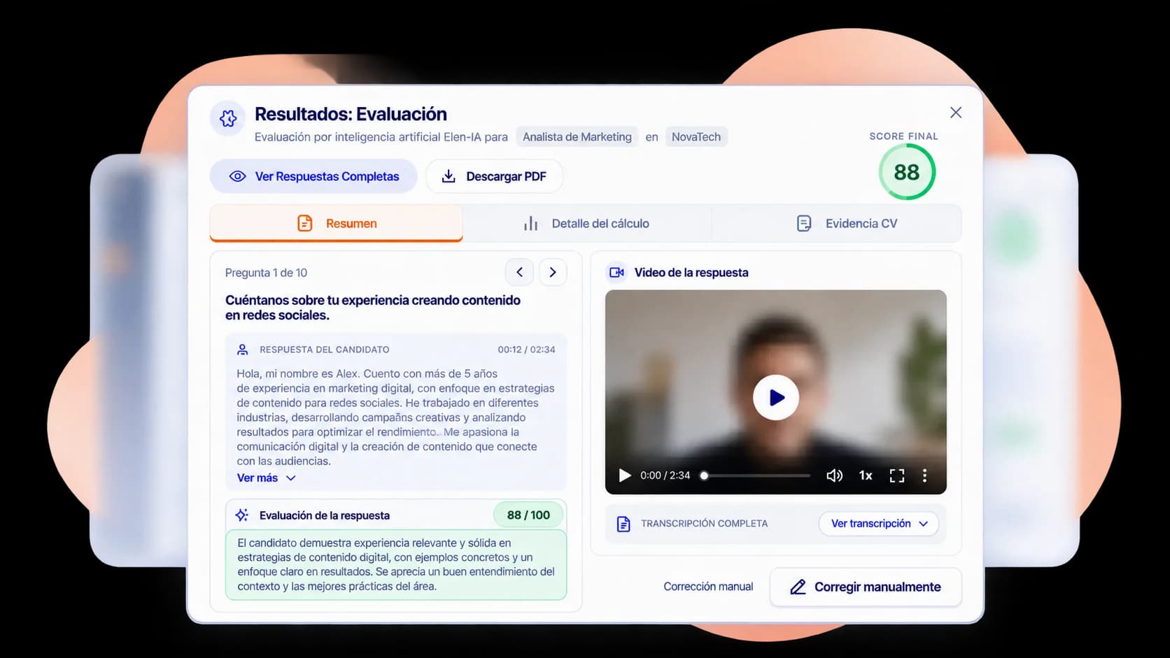 Videoentrevista asíncrona